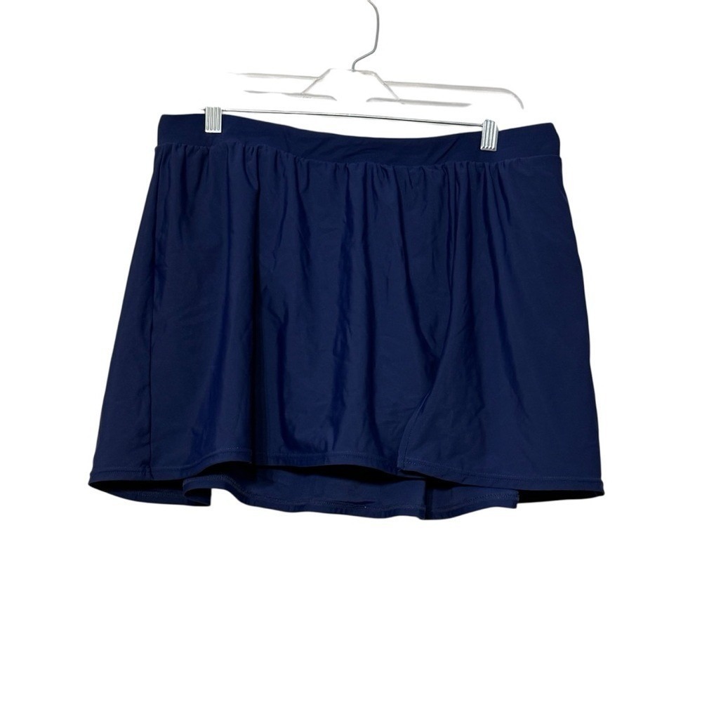 Talbots x MiracleSuit Swimwear Bottom Skirt Skort‎ Navy Blue 16